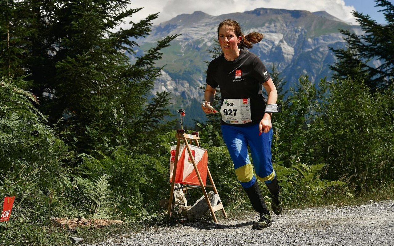 Deborah Rentsch auf dem Weg ins Ziel.