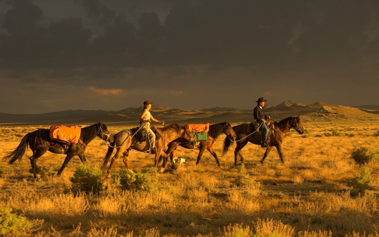 Unterwegs im Great Divine Basin, Wyoming.