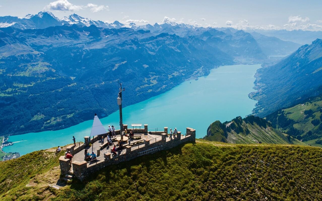 Umwerfende Aussicht auf dem Brienzer Rothorn.