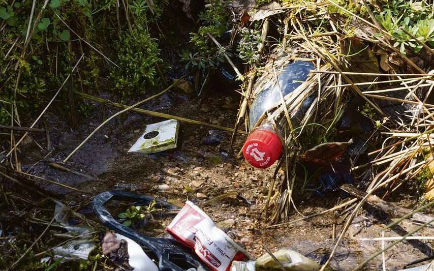 Plastik in der Natur ist nicht nur schädlich, sondern stört auch optisch. 