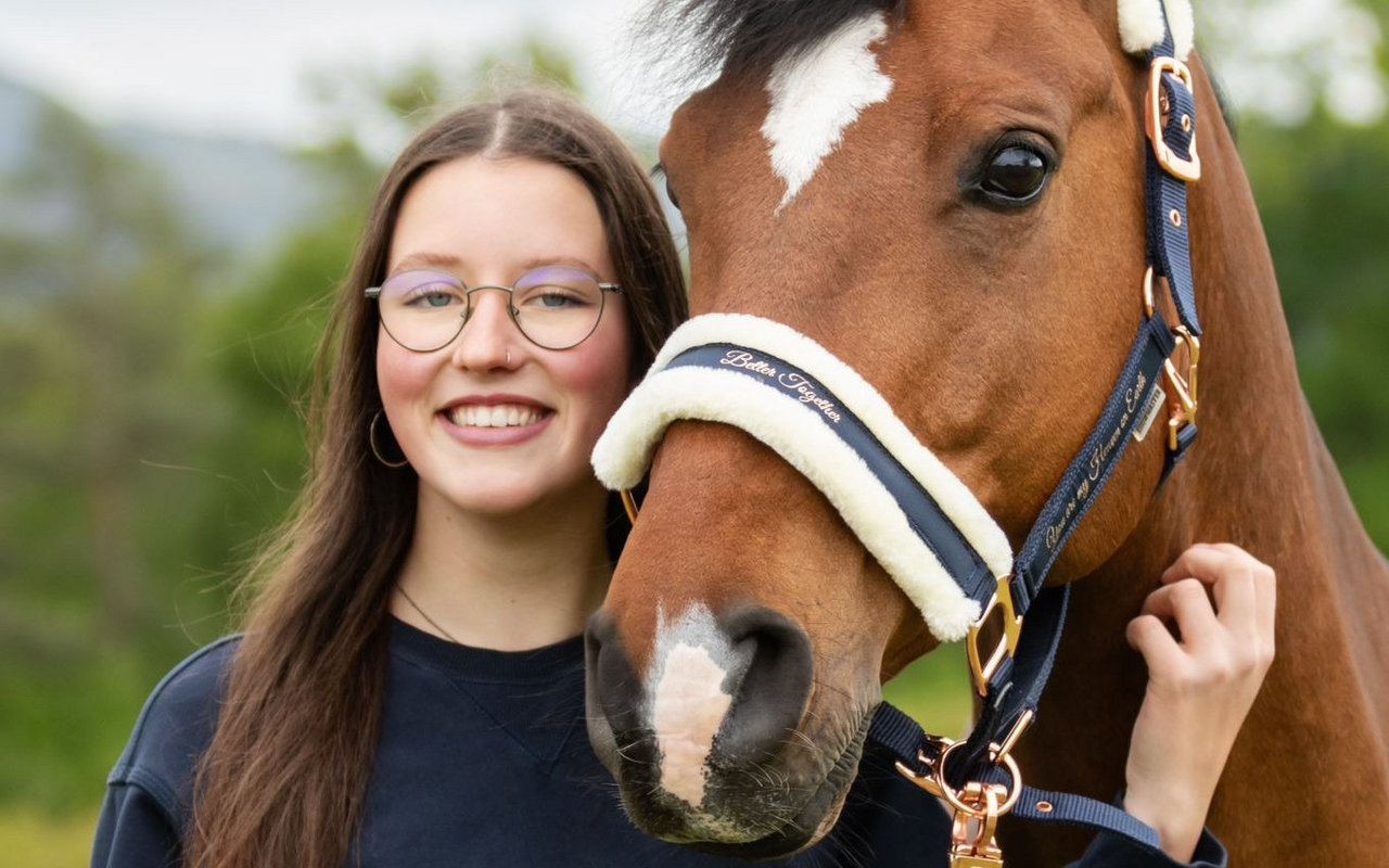 Amelia Jordy möchte später auf dem heimischen Hof Reitunterricht anbieten und Pferde ausbilden. 