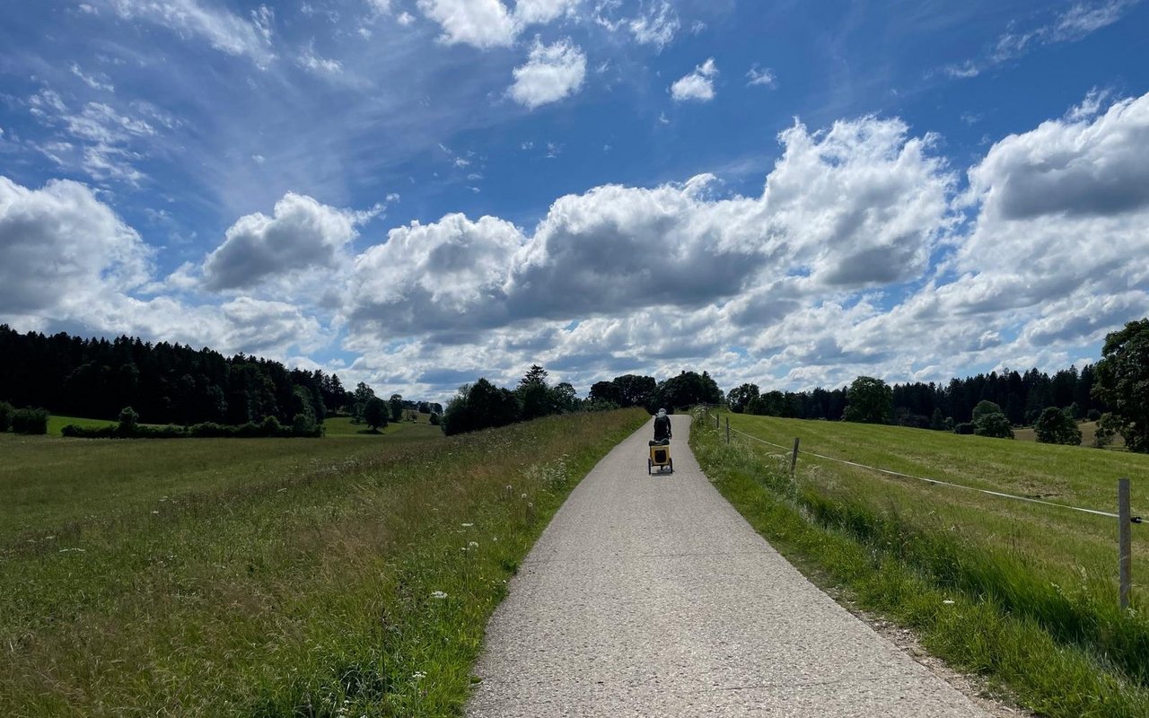 Die schöne Landschaft konnte ich nicht so richtig geniessen.