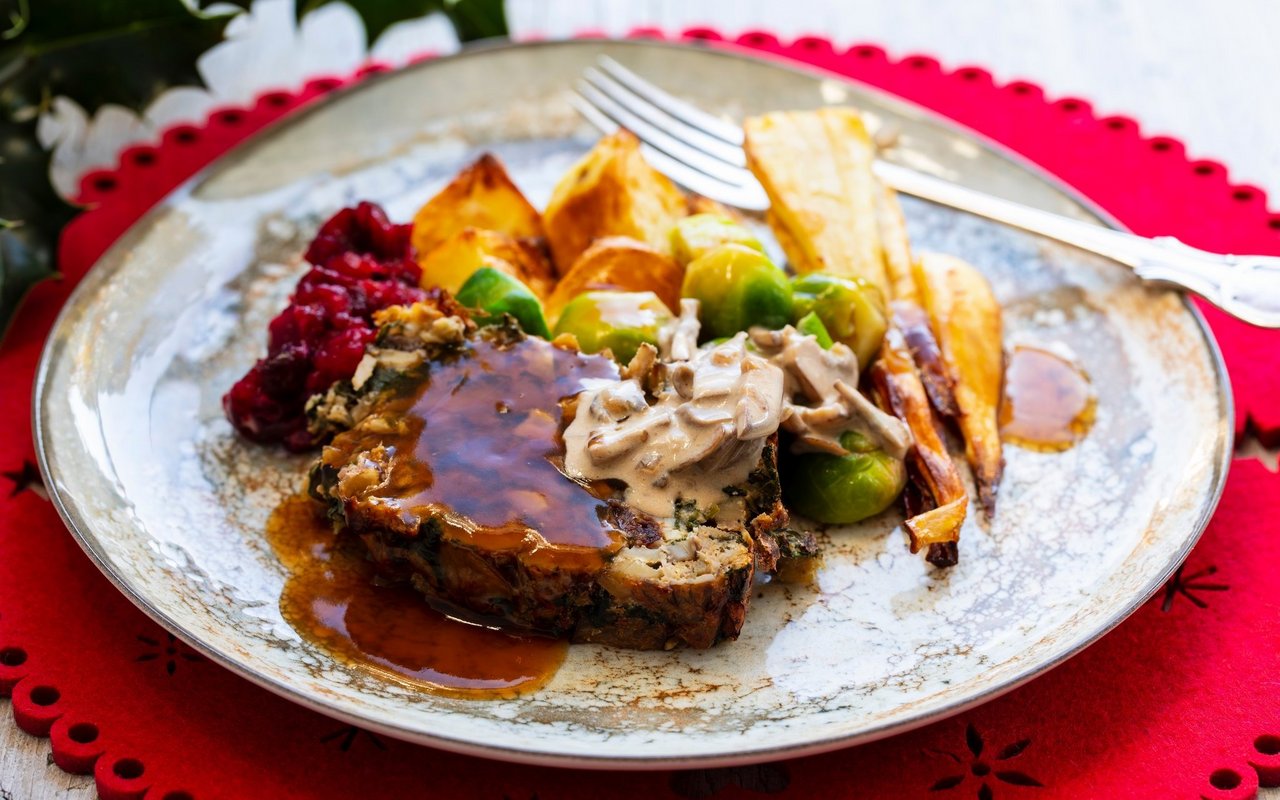 Fleischlose Weihnachtsmenüs sind heute kein Problem mehr. Weihnachtsbraten, Filet im Teig und Bratensauce geht auch vegetarisch. 